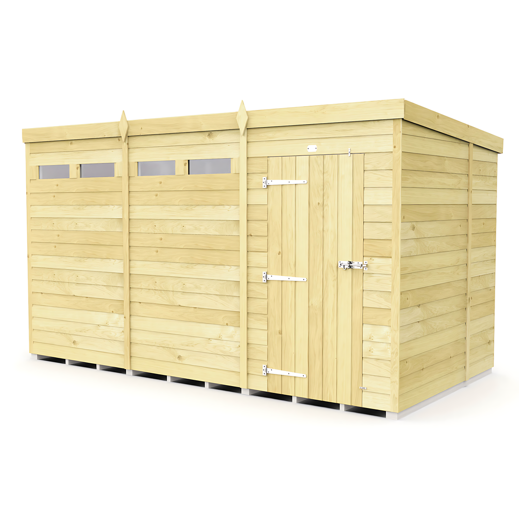 image 7ft x 12ft Pent Security Shed