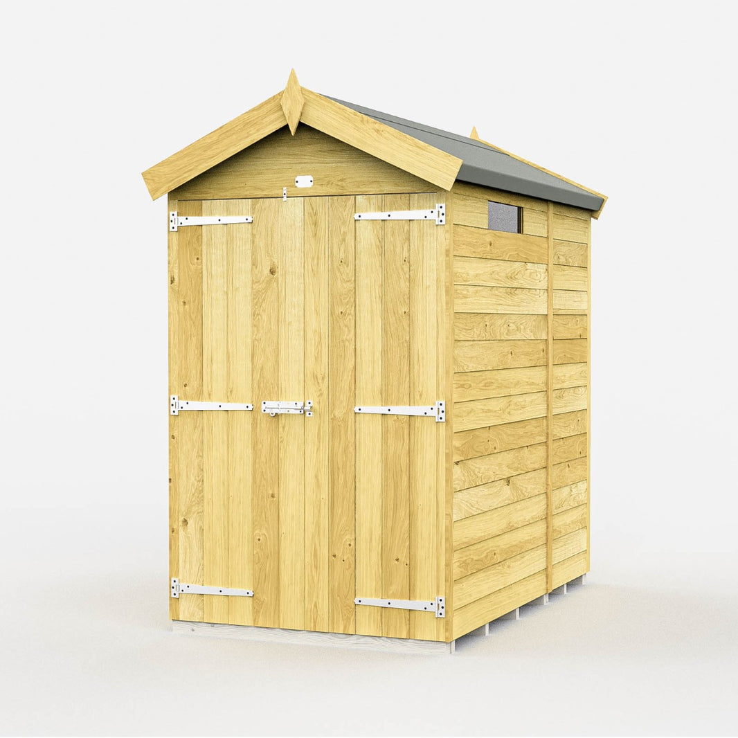 4ft x 5ft Apex Security Shed