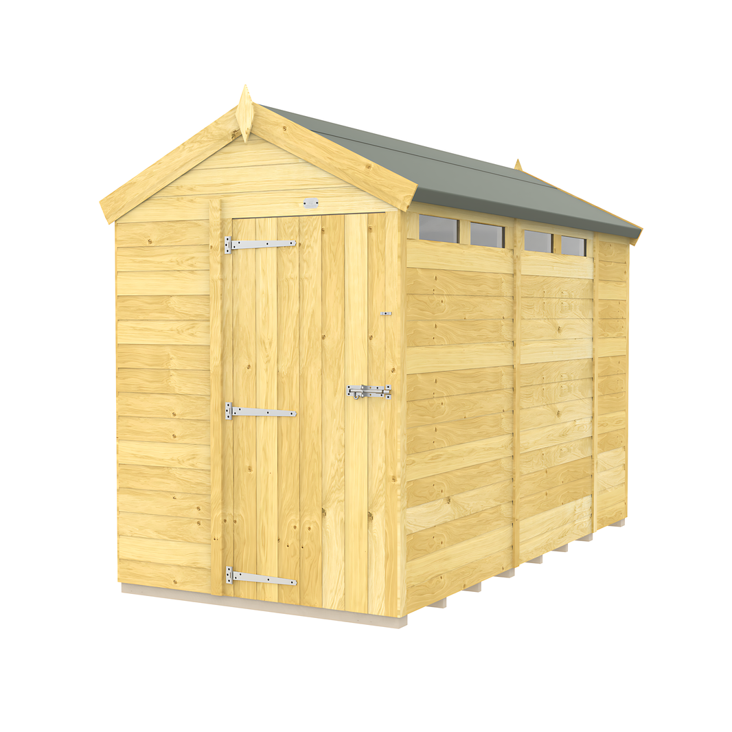 5ft x 10ft Apex Security Shed