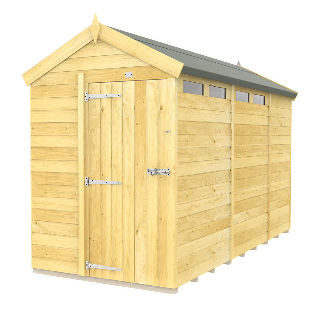 5ft x 11ft Apex Security Shed