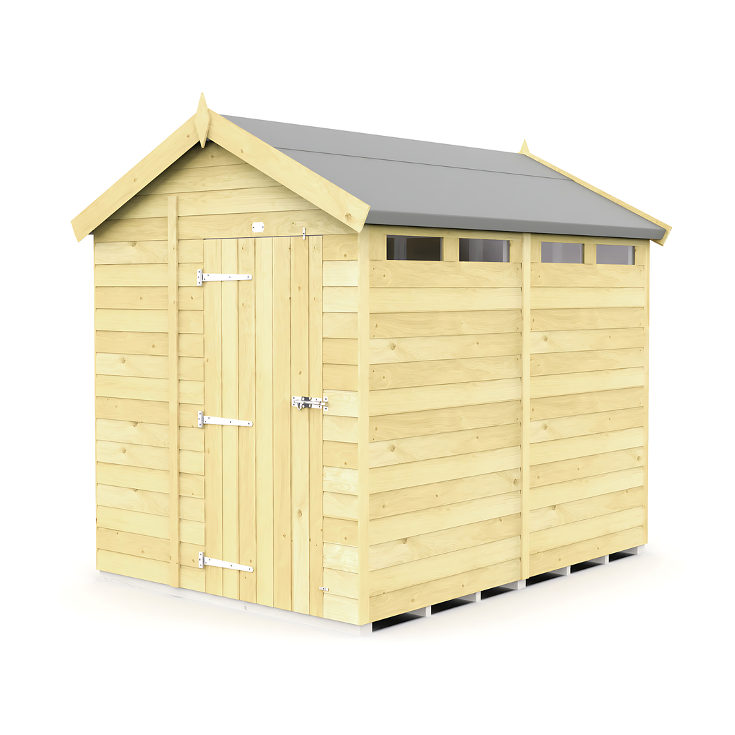 image 7ft x 8ft Apex Security Shed