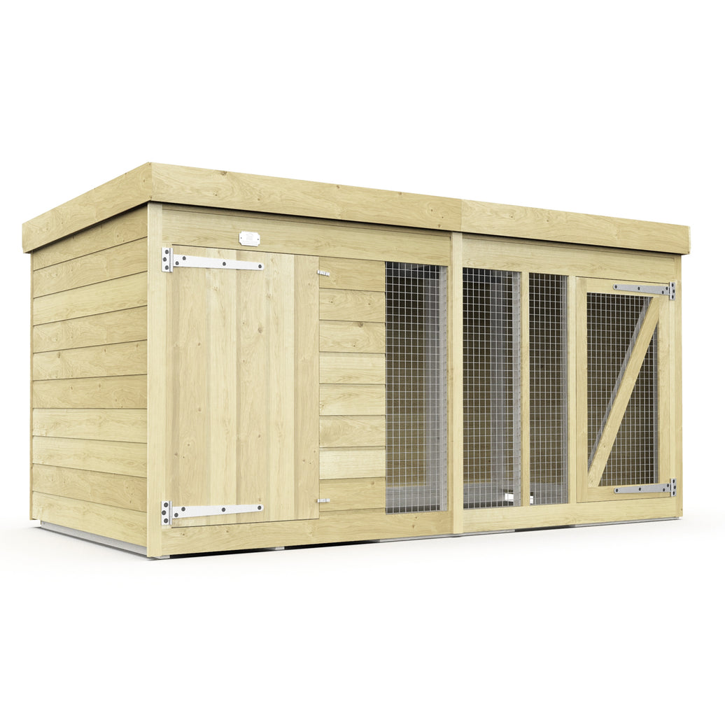 8ft x 4ft Dog Kennel & Run