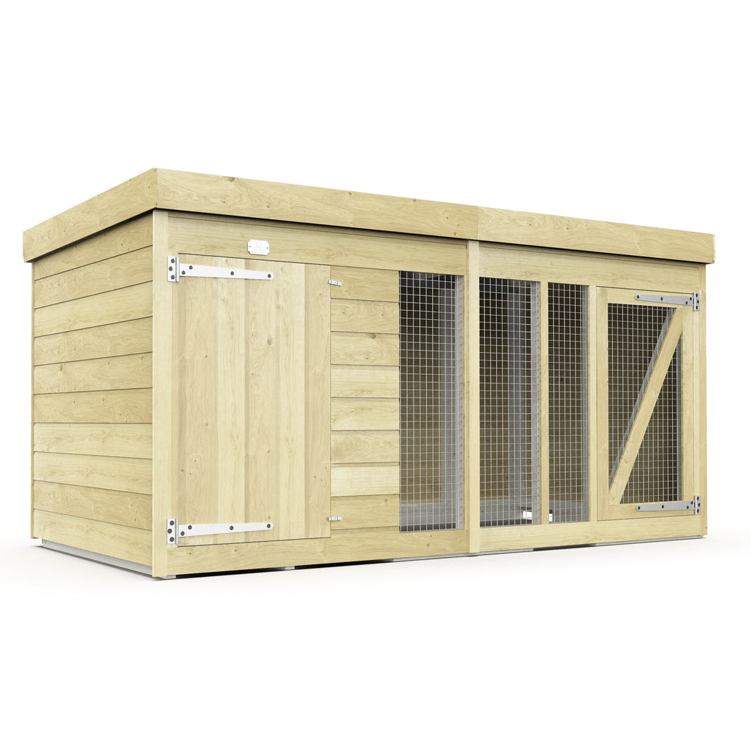 8ft x 4ft Dog Kennel & Run