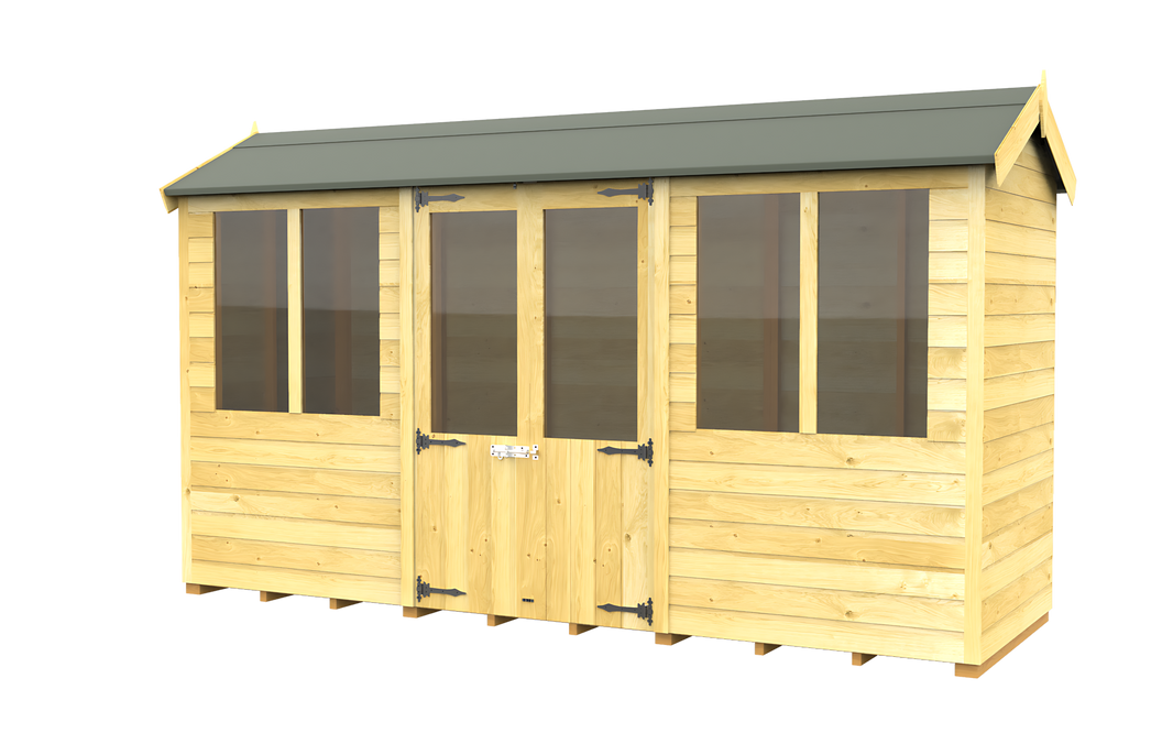4ft x 12ft Apex Summer House