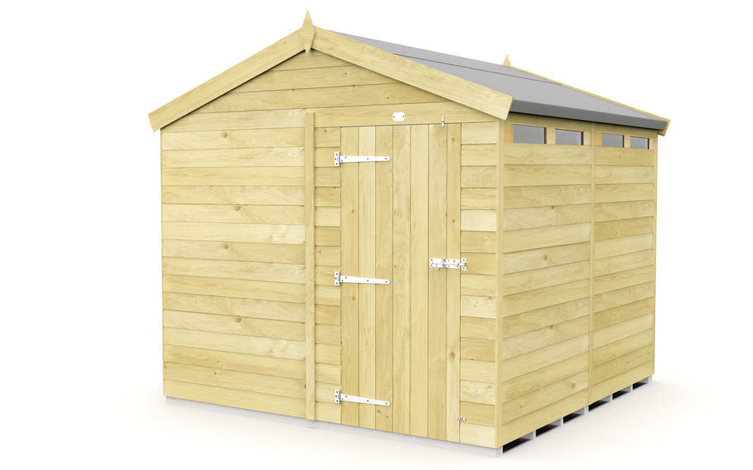 image 8ft x 8ft Apex Security Shed