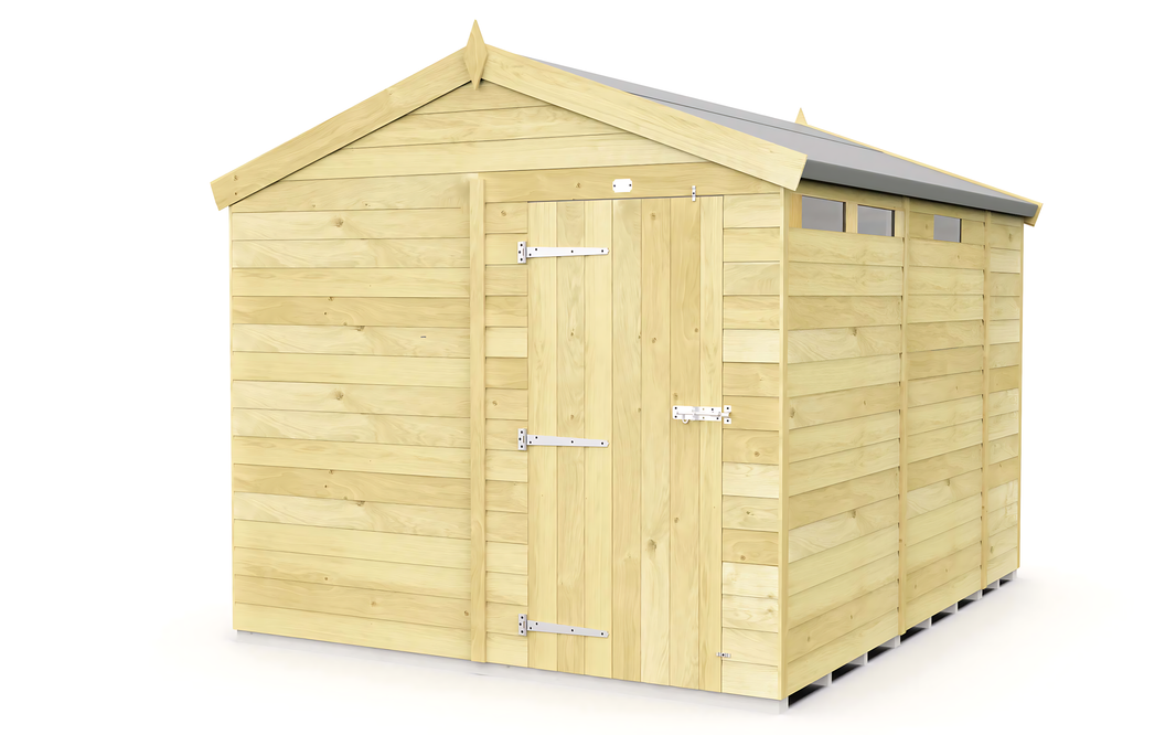 image 8ft x 9ft Apex Security Shed