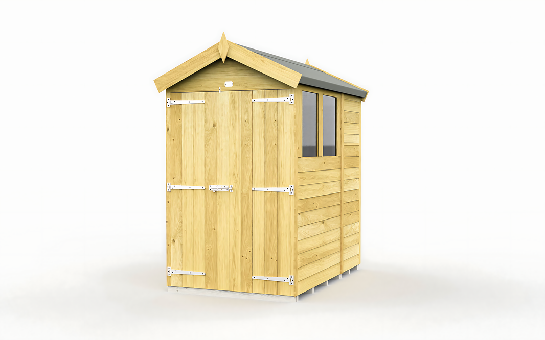 4ft x 7ft Apex Shed