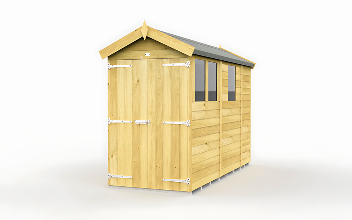 4ft x 9ft Apex Shed