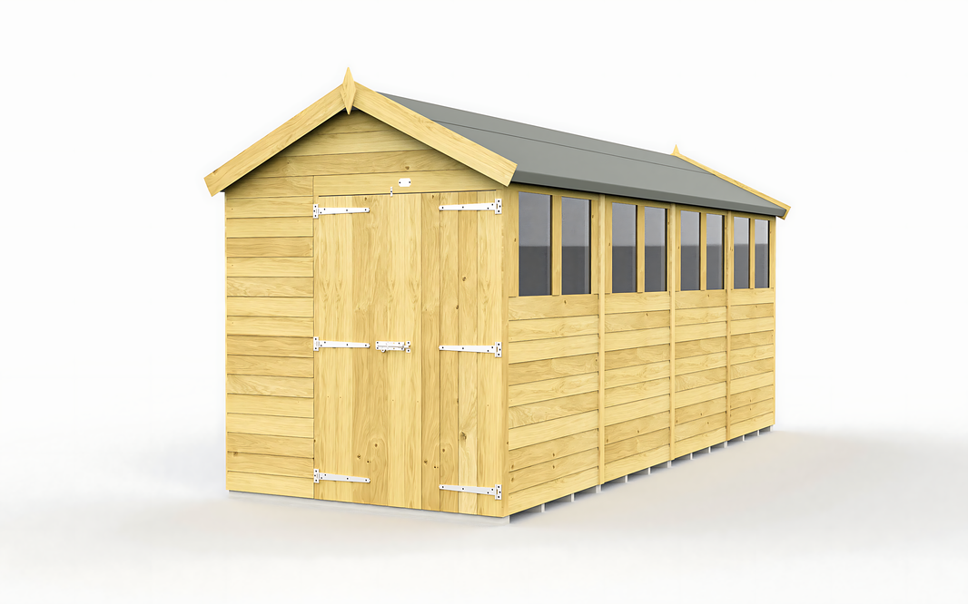 6ft x 16ft Apex Shed