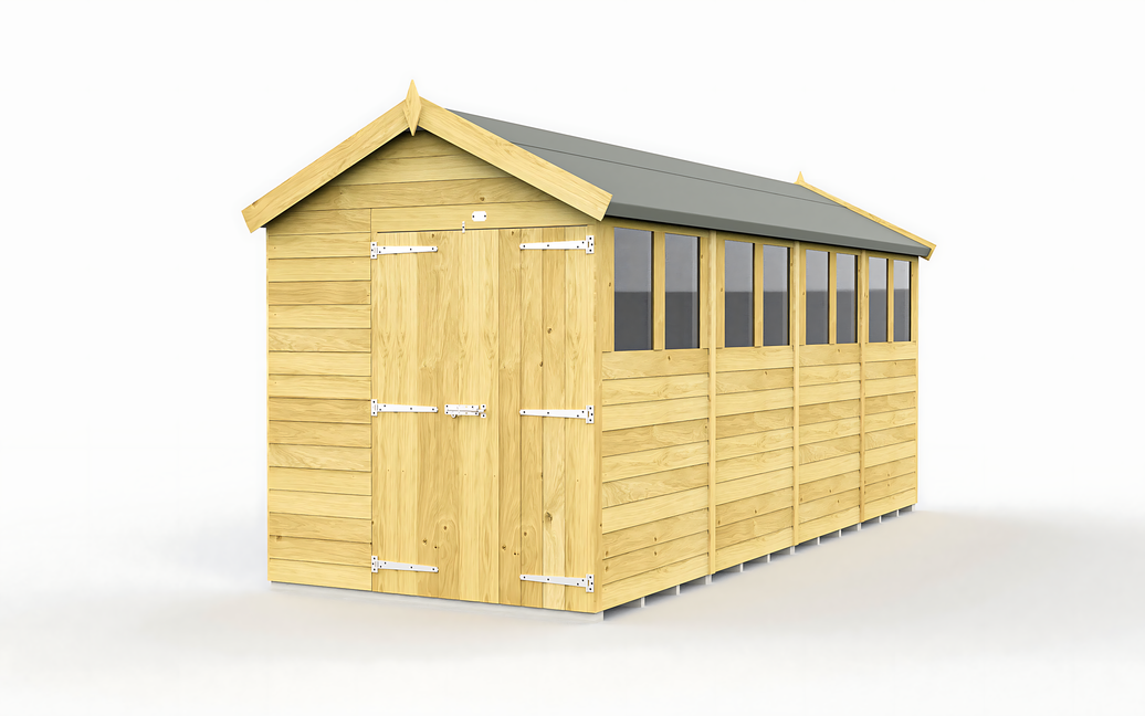 7ft x 16ft Apex Shed
