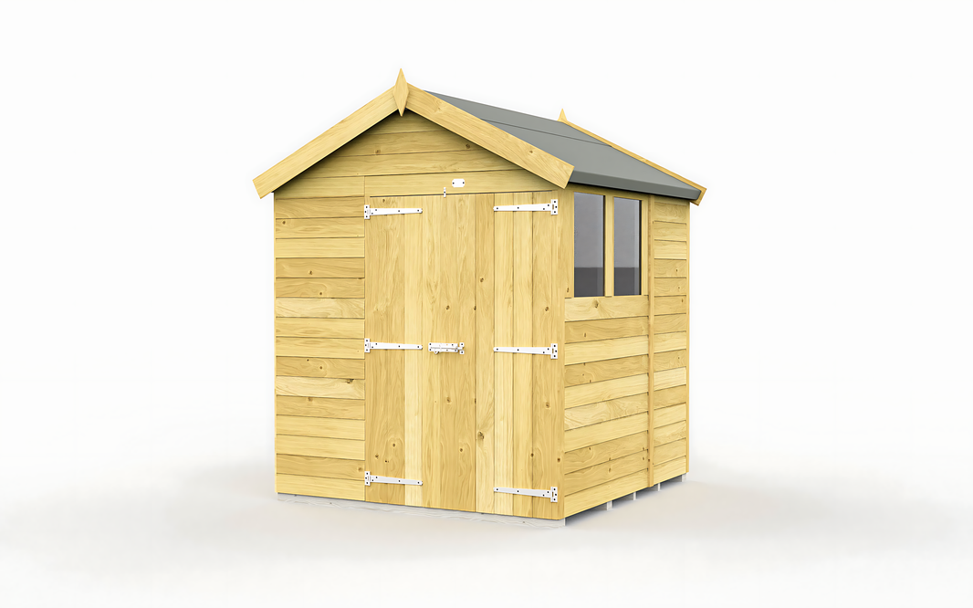 7ft x 6ft Apex Shed