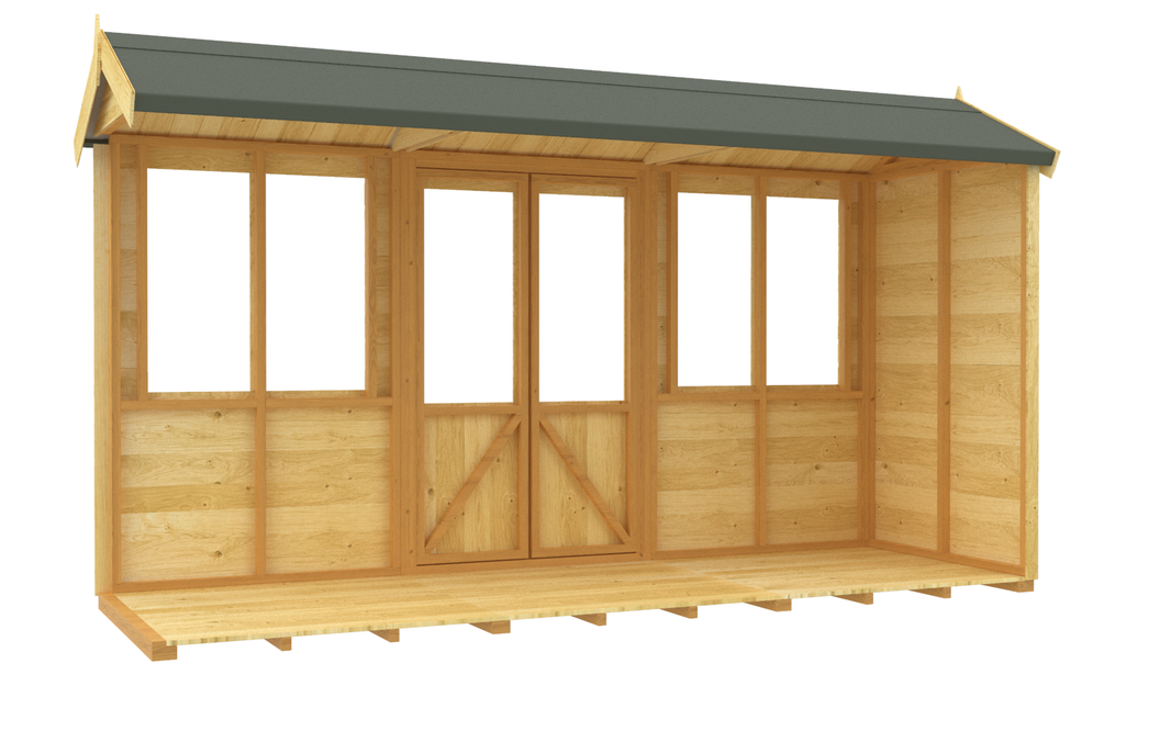 image 4ft x 12ft Apex Summer House