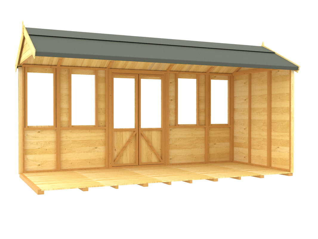 image 5ft x 14ft Apex Summer House