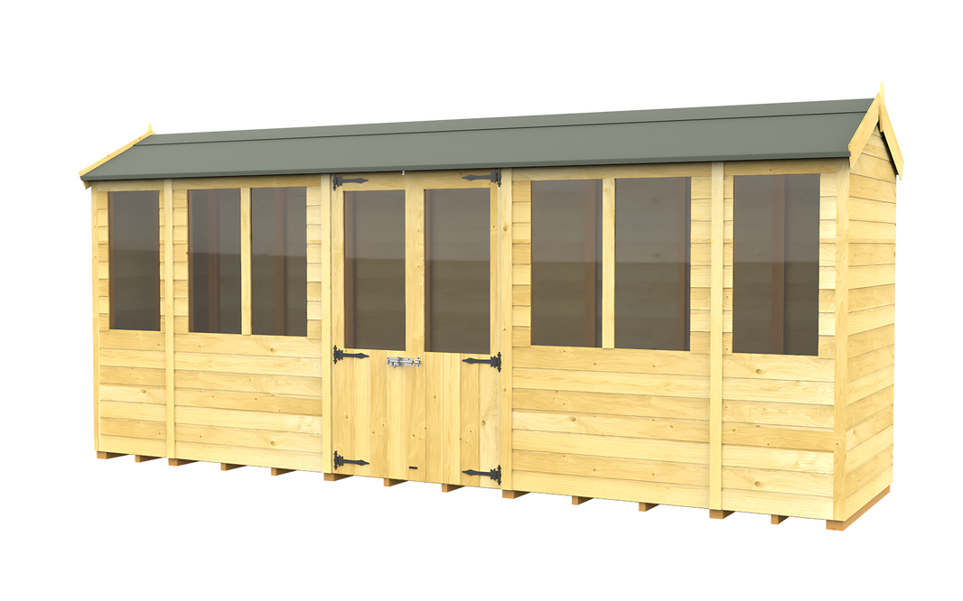 4ft x 16ft Apex Summer House
