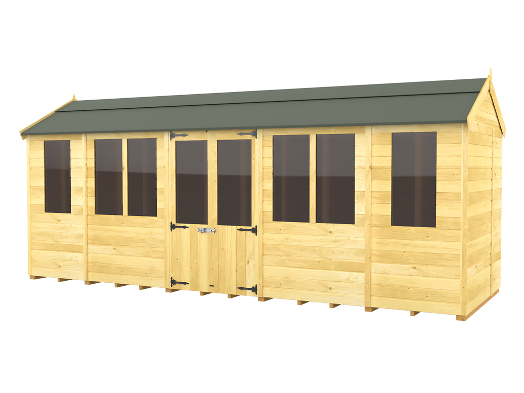 5ft x 18ft Apex Summer House