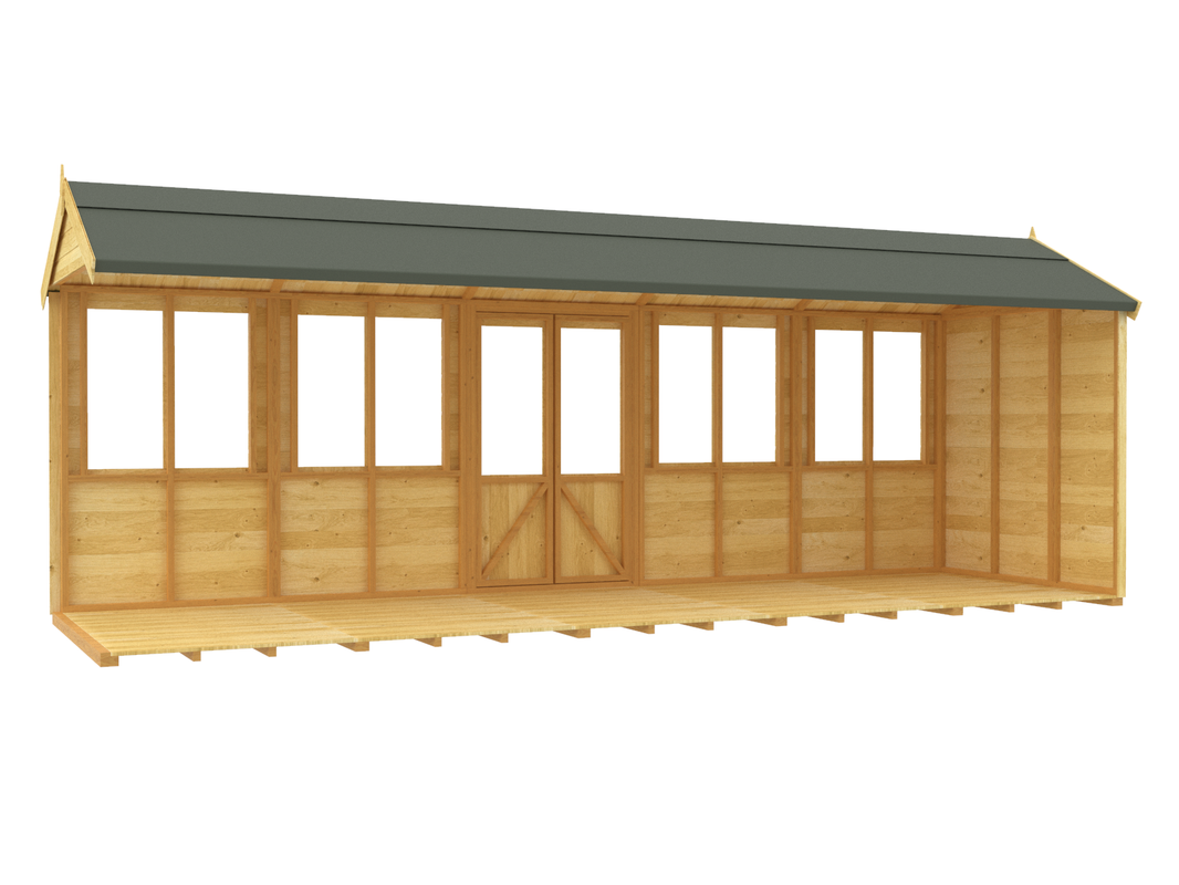 image 7ft x 20ft Apex Summer House