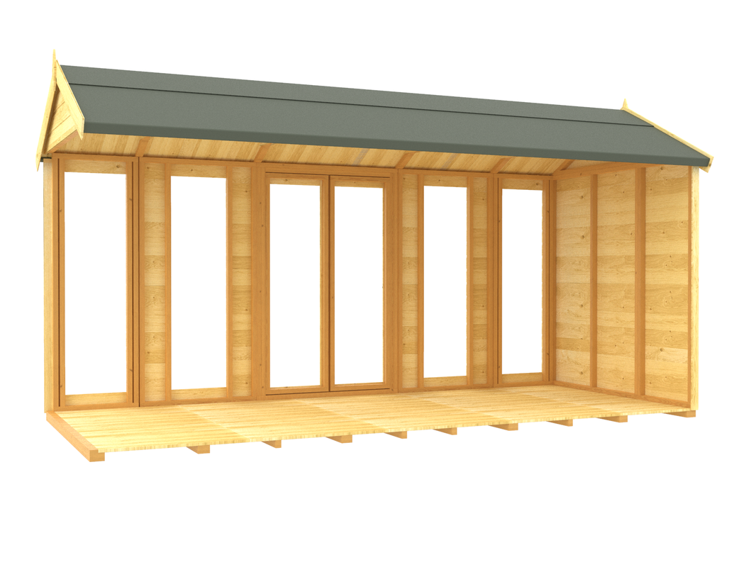 image 8ft x 14ft Apex Summer House (Full Height Window)