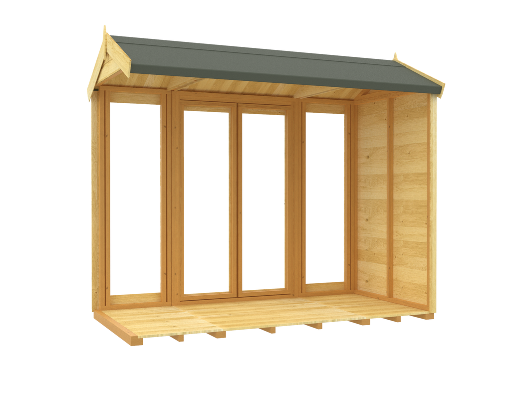 image 4ft x 8ft Apex Summer House (Full Height Window)