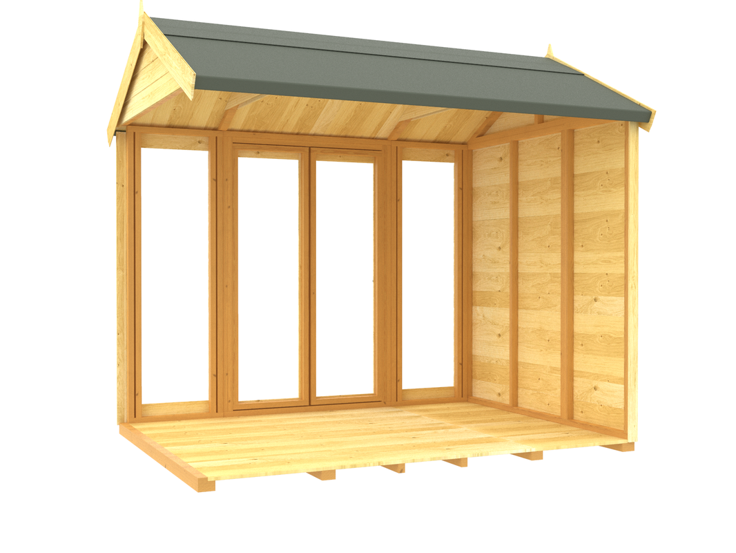 image 8ft x 8ft Apex Summer House (Full Height Window)