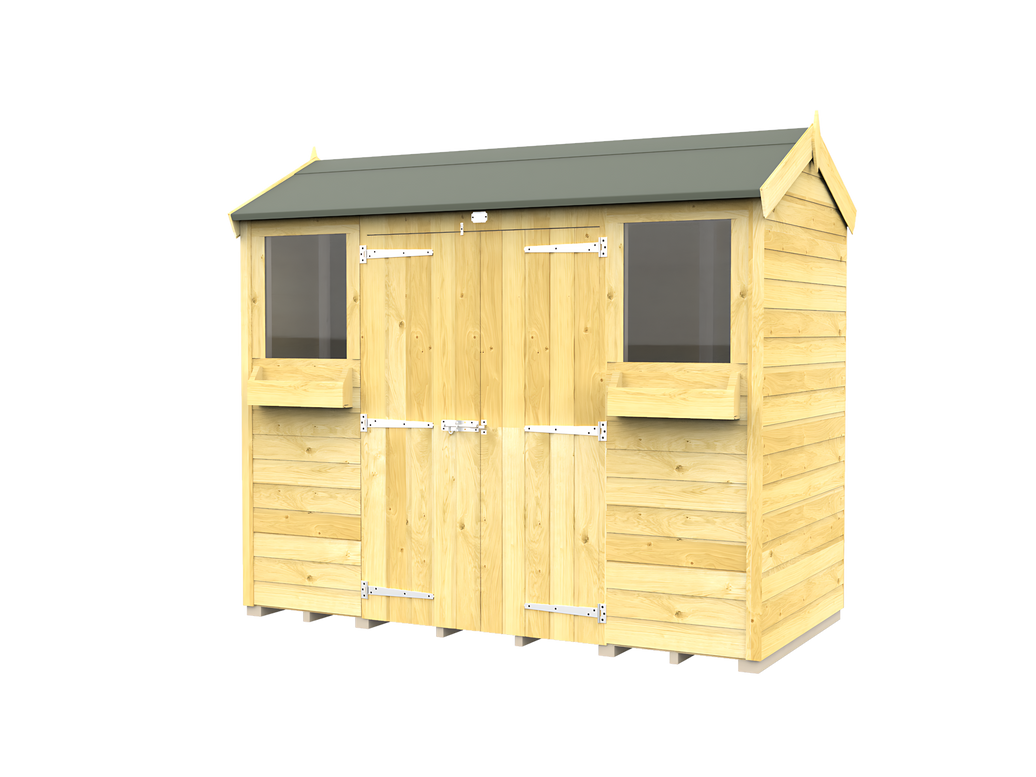 4ft x 8ft Apex Summer Shed