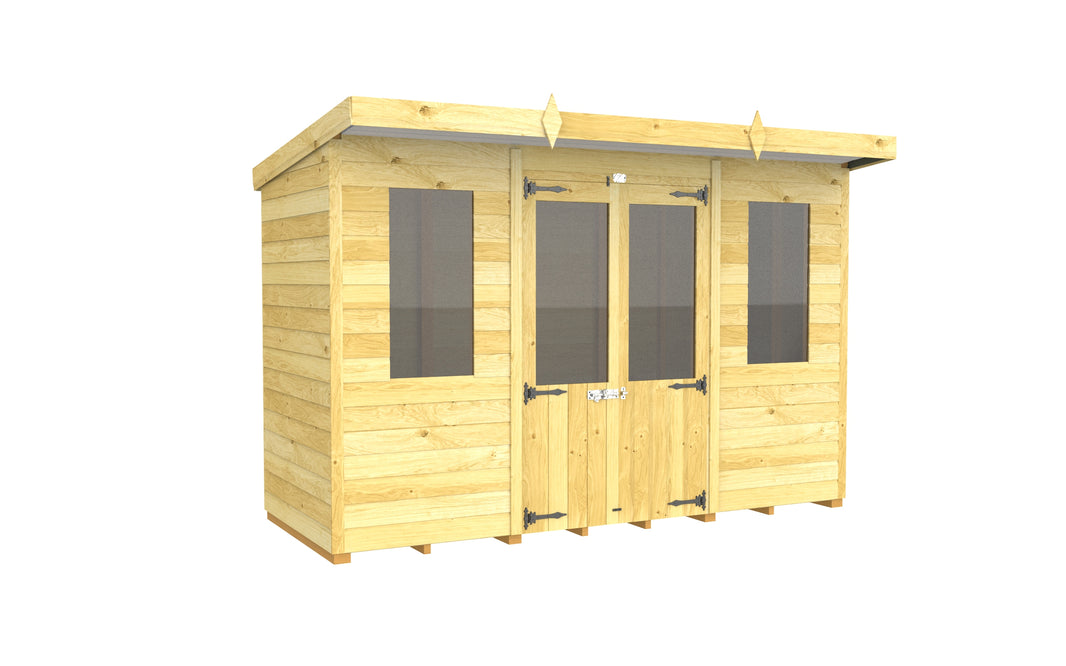 4ft x 10ft Pent Summer House