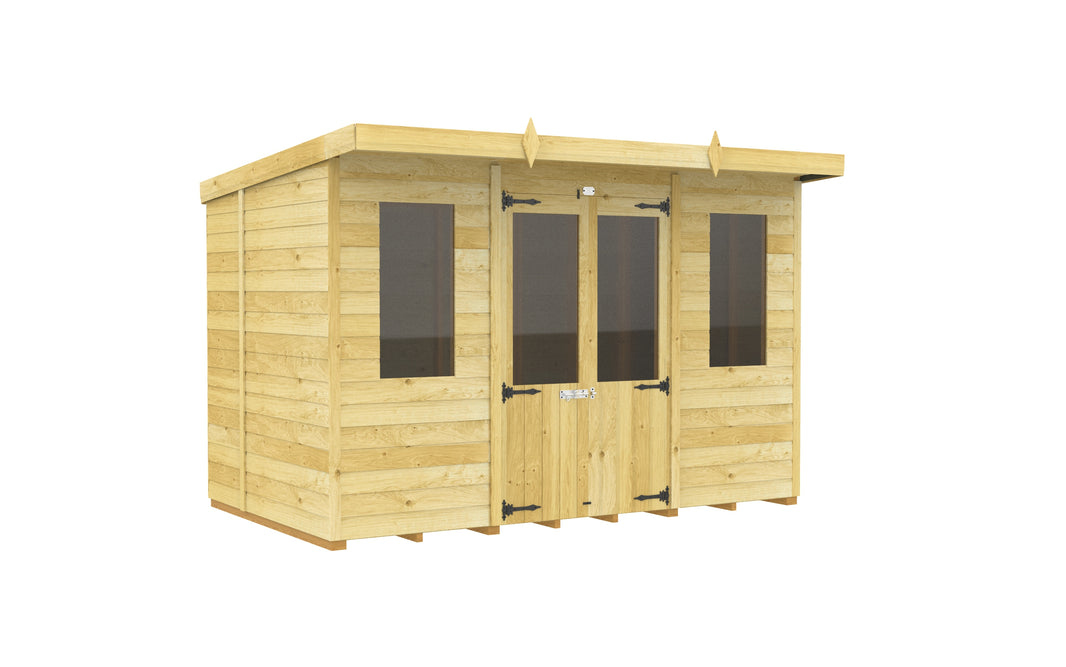 5ft x 10ft Pent Summer House