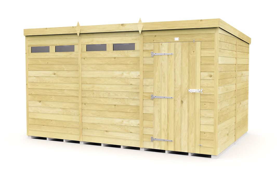 image 8ft x 12ft Pent Security Shed