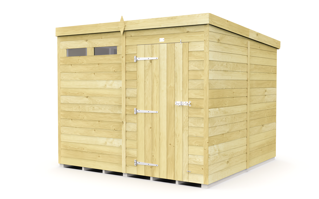 image 8ft x 8ft Pent Security Shed