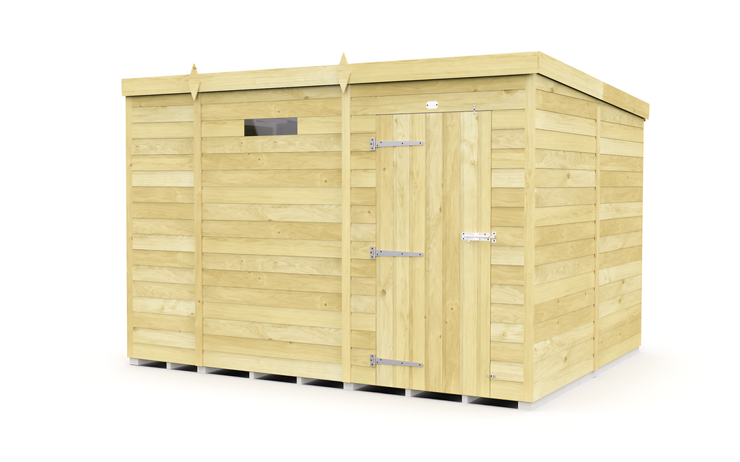 image 8ft x 9ft Pent Security Shed