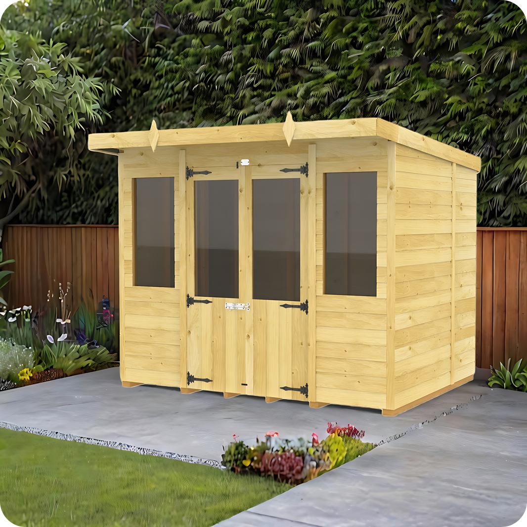 4ft Pent Summer House