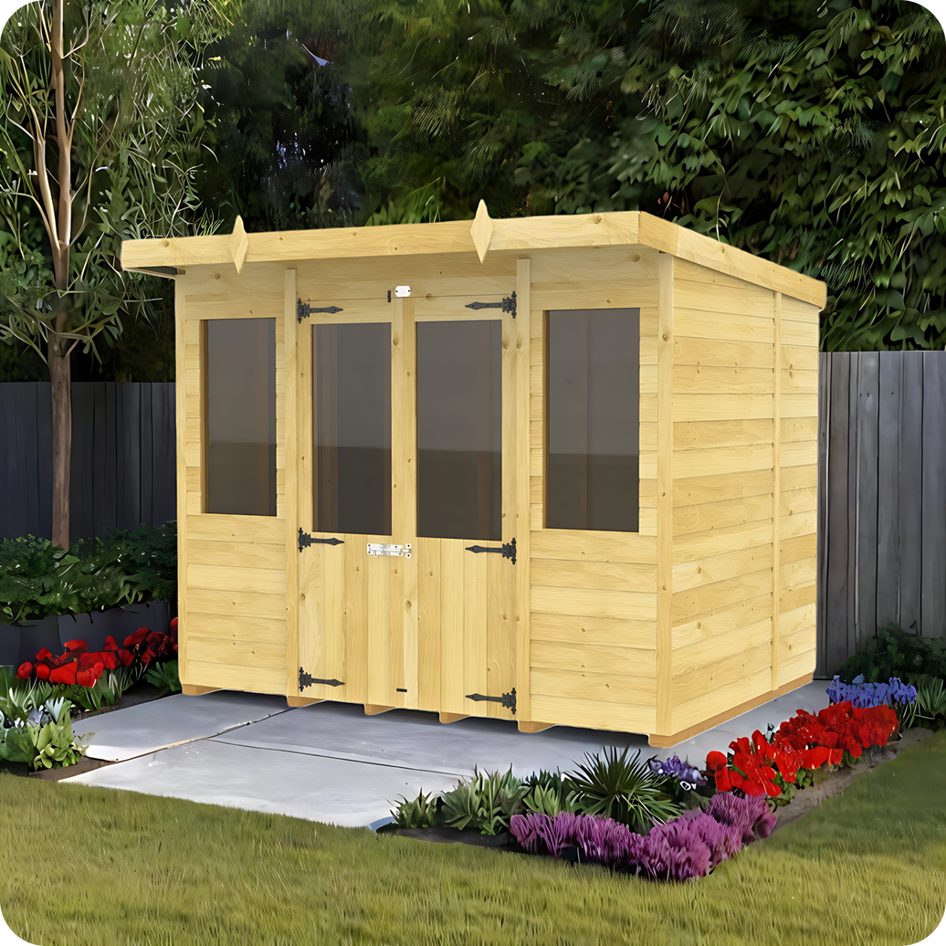 5ft Pent Summer House