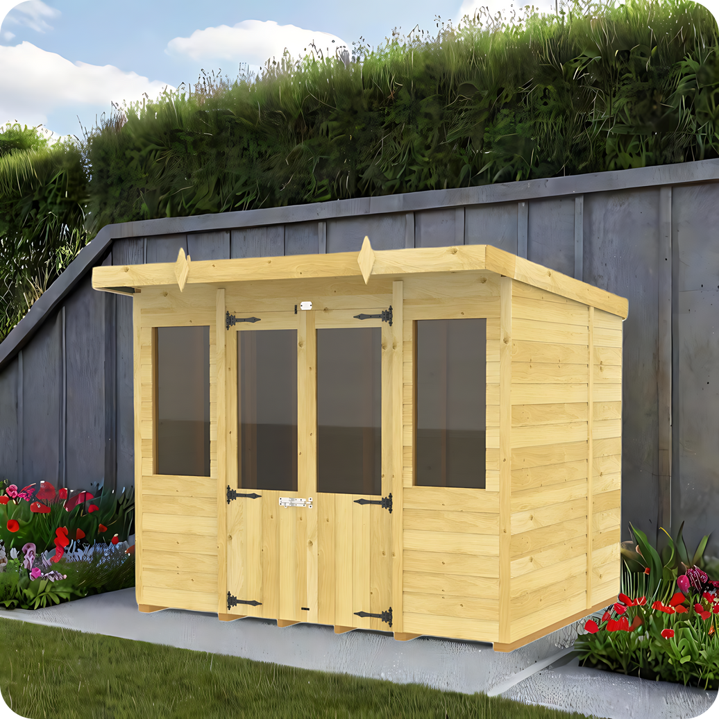 6ft Pent Summer House