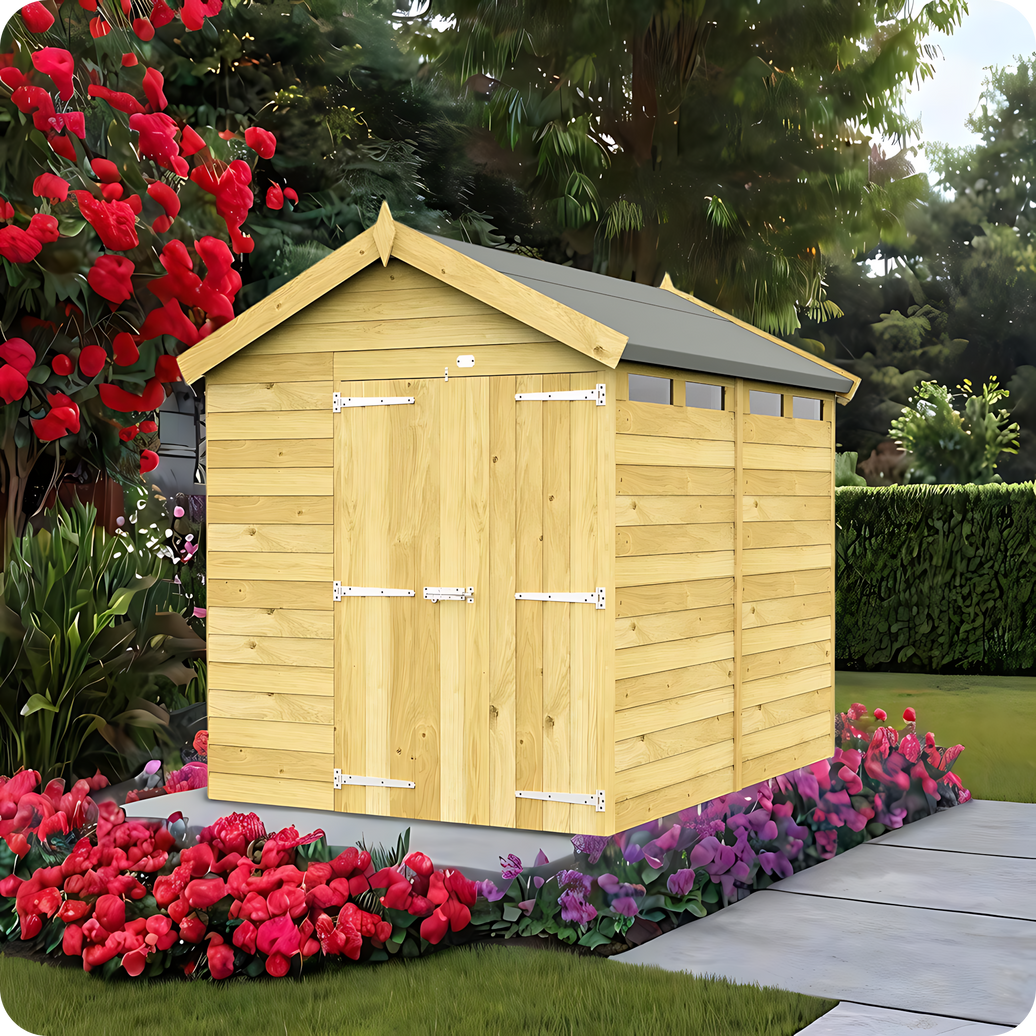 5ft Apex Security Shed