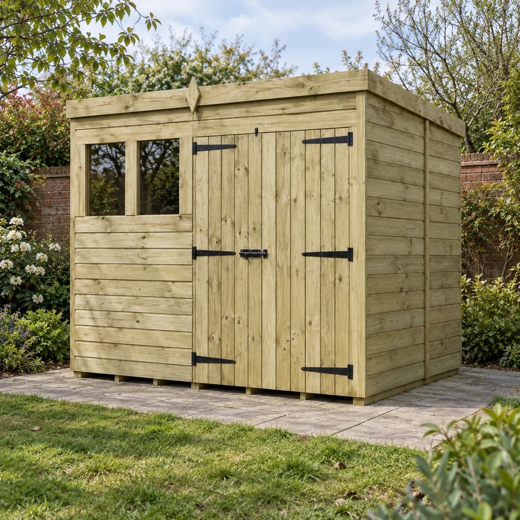 Illustrative pent shed thumbnail