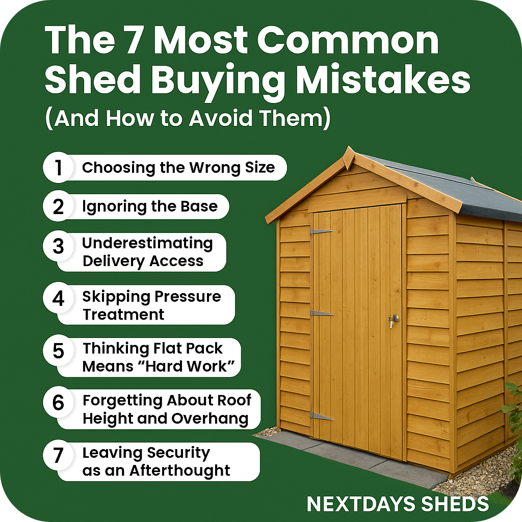 7 Most Common Shed Buying Mistakes