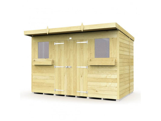 10ft x 5ft Pent Summer Shed