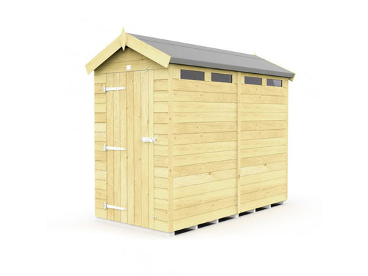 4ft x 8ft Apex Security Shed