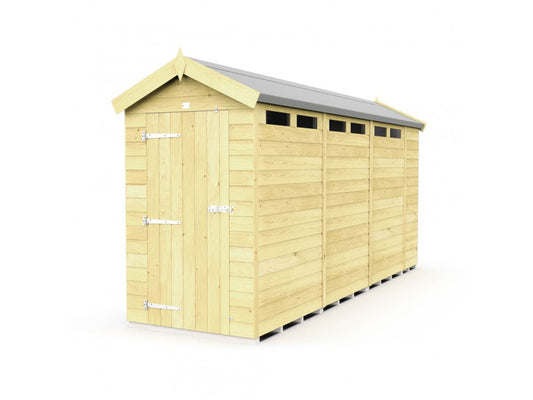 4ft x 14ft Apex Security Shed