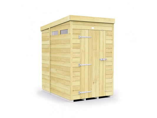 7ft x 4ft Pent Security Shed