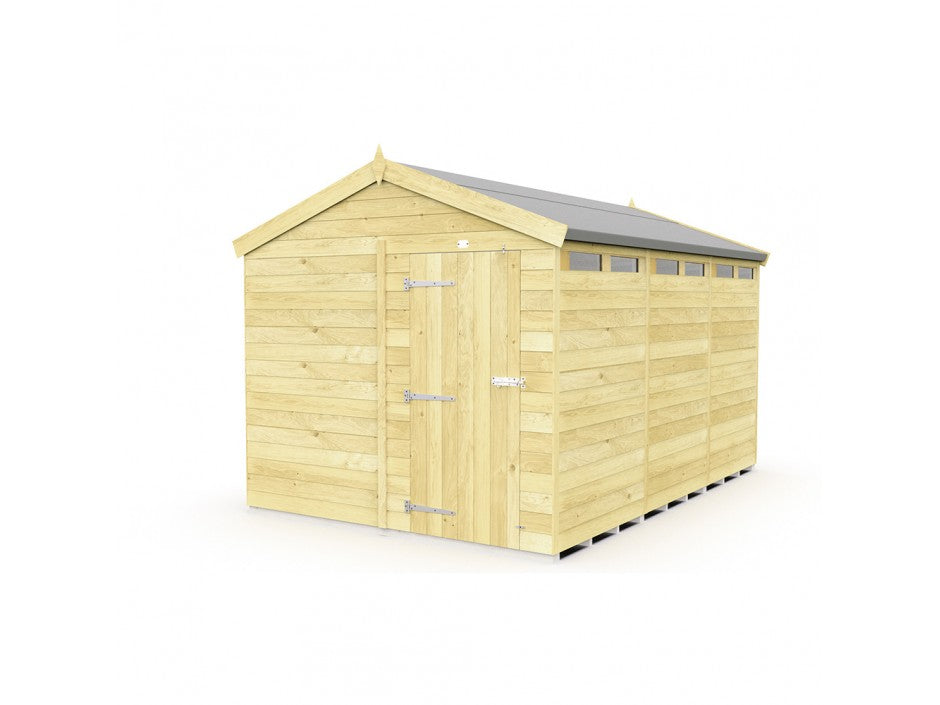 8ft x 12ft Apex Security Shed