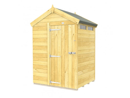 5ft x 4ft Apex Security Shed