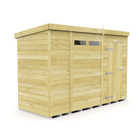 4ft x 10ft Pent Security Shed