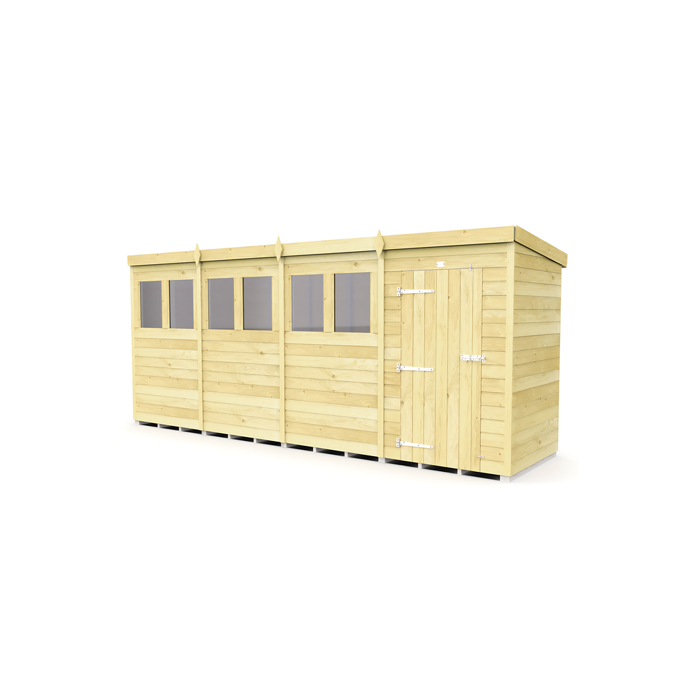 4ft Pent Shed