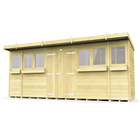 4ft Pent Summer Shed