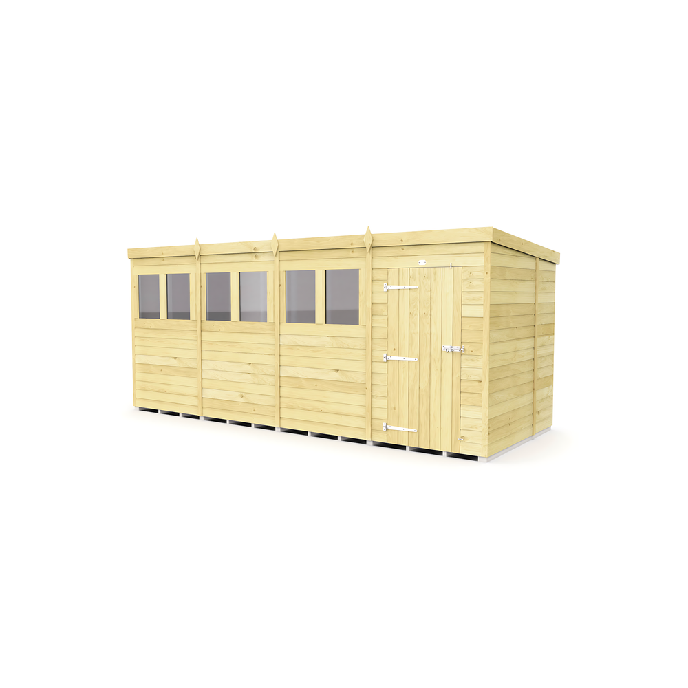 6ft Pent Shed