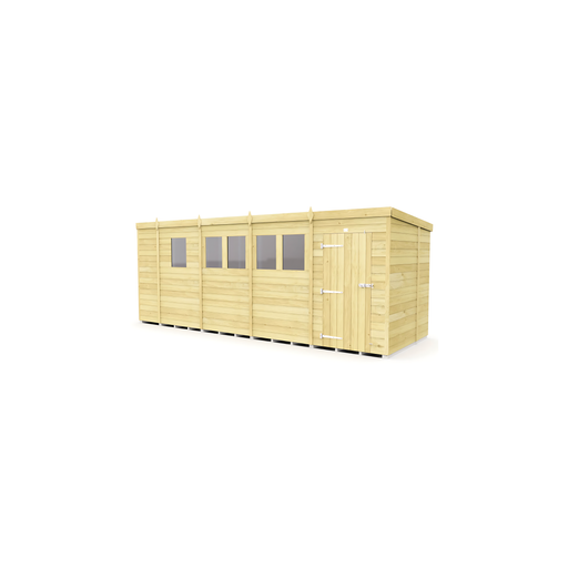 6ft Pent Shed