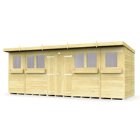 7ft Pent Summer Shed