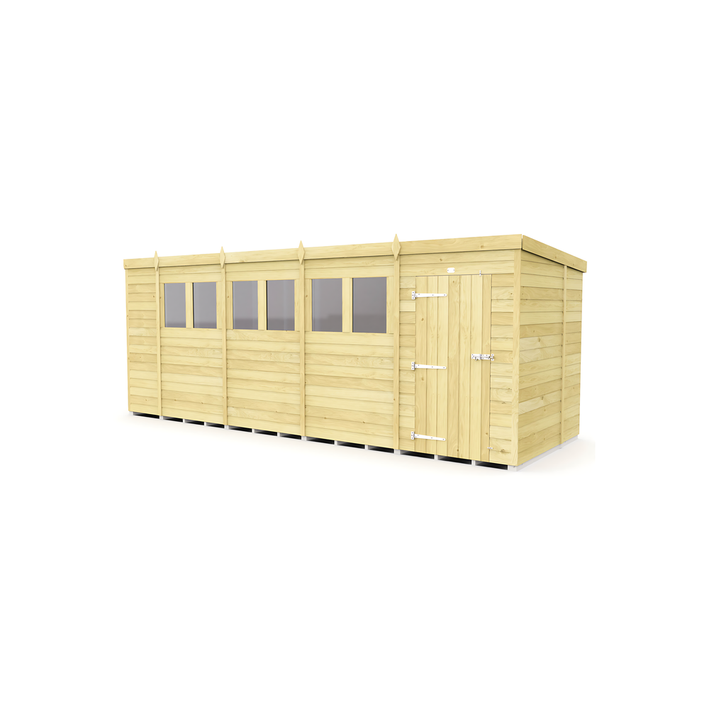 6ft Pent Shed
