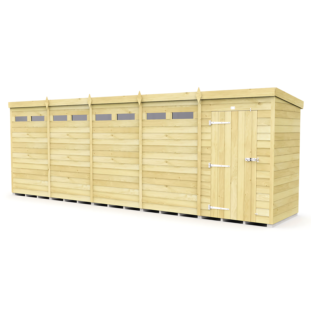 image 20ft x 4ft Pent Security Shed