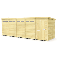 7ft x 20ft Pent Security Shed